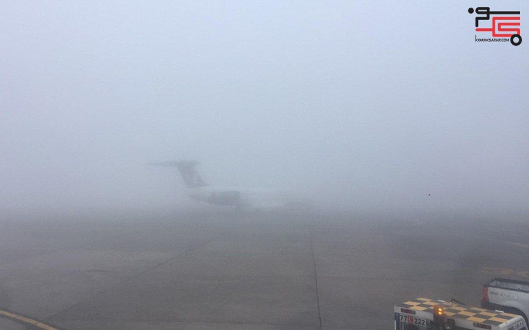 لغو 4 پرواز فرودگاه اهواز به دلیل مه گرفتگی